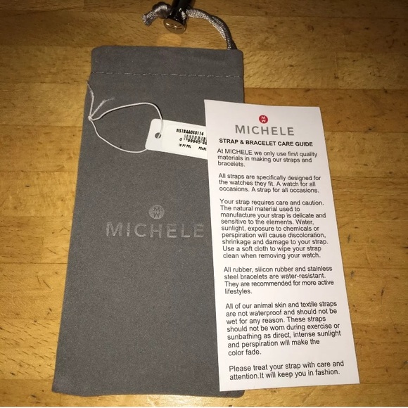 100% MICHELE 'Caber' Diamond Watch, 38mm - Picture 6 of 8